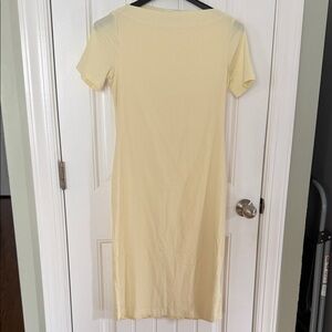 Banana Republic Light Yellow Midi Dress